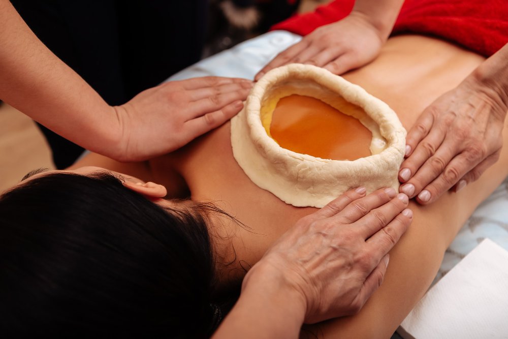 Ayurvedic Nabhi Chakra Basti therapy for digestion in Canada
